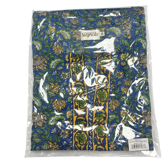 Signals Idika Blue Floral 2 Pc. Women’s Pajama set MULTIPLE SIZES - Picture 12 of 14